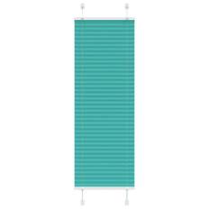 Plisserad persienn bensingrön 45x100cm tyg bredd 44,4cm