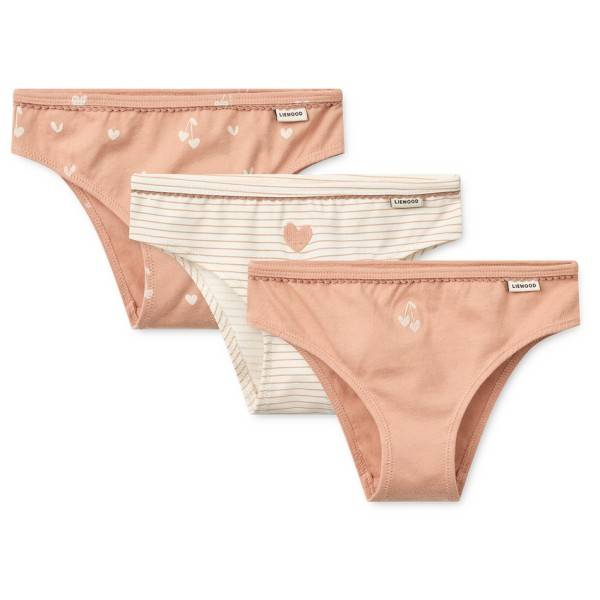 LIEWOOD Kid's Aylin Briefs 3-Pack Underbyxa Barn Storlek 134/140 Färg beige