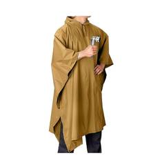 Rothco Regnponcho i Ripstop Coyote Brun