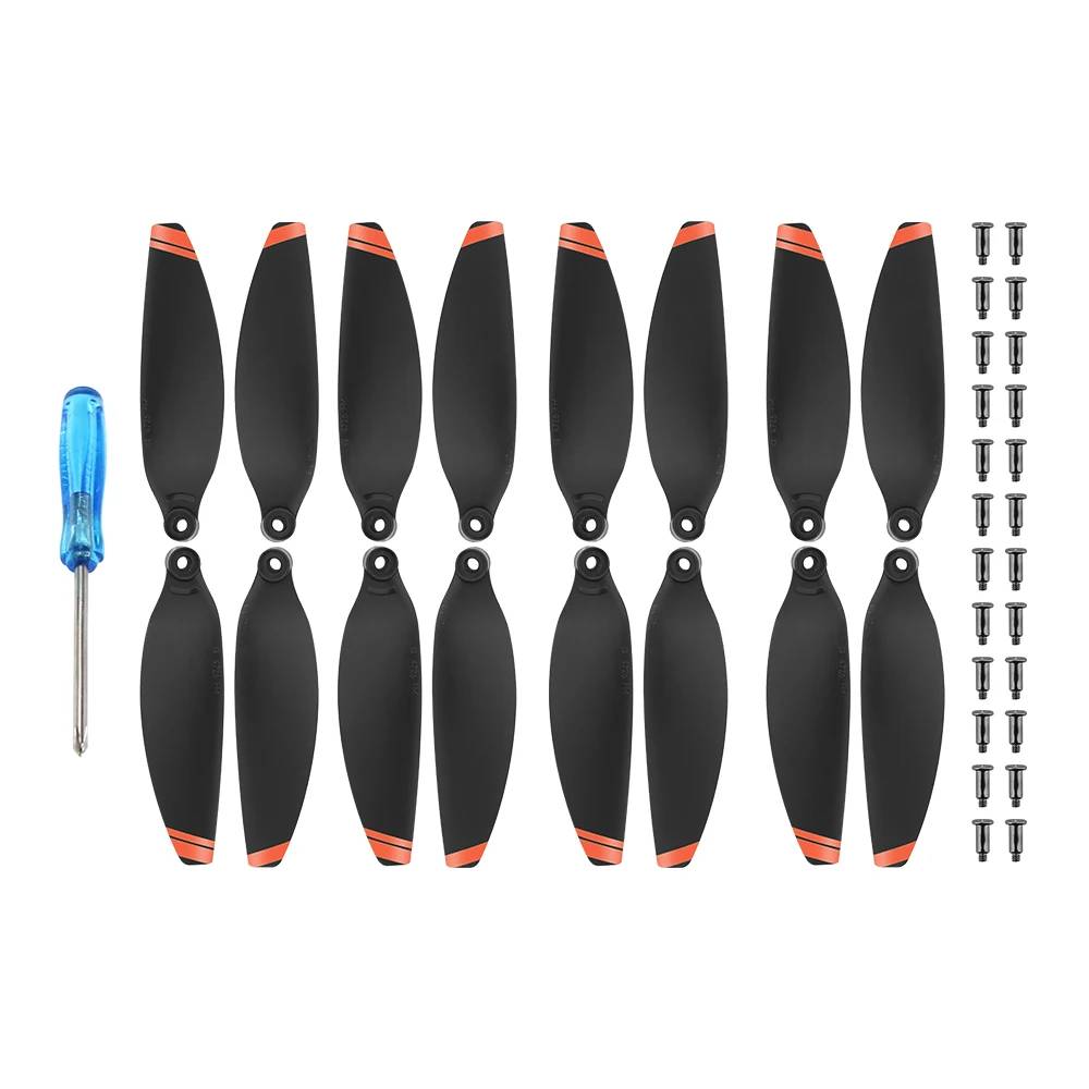 16 Pieces Propeller for DJI Mini 2/4K/SE/2SE, Portable Low Noise Light Weight Props, for DJI Mini 4K Spare Repair Accessories