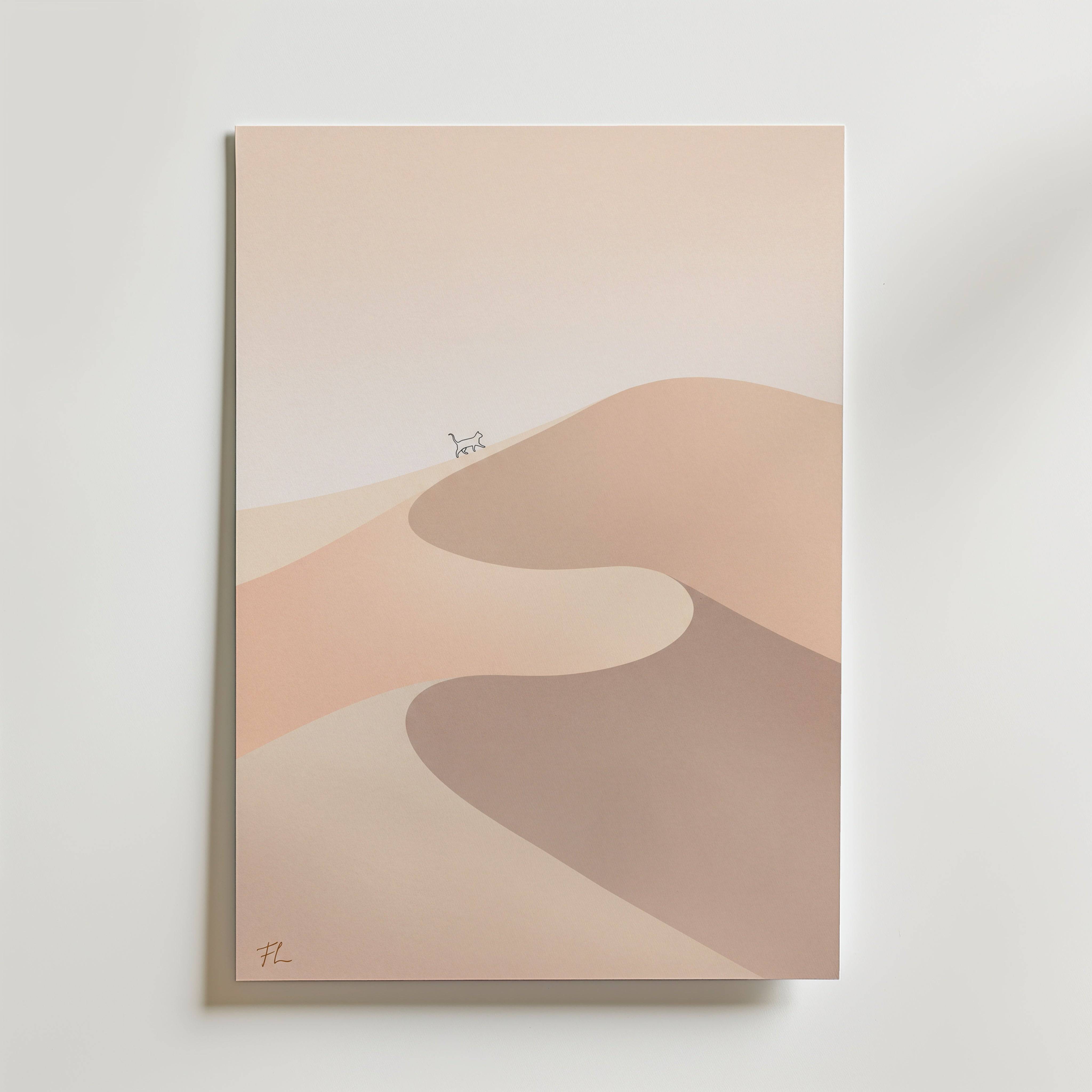 Freja Lund Klitter - Fine Art Poster 13x18 cm Utan passepartout