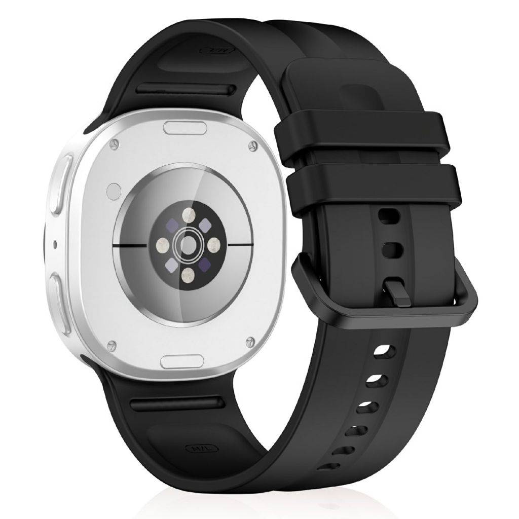 Samsung Galaxy Watch9/16 silikone urrem med hurtigmontering - Sort