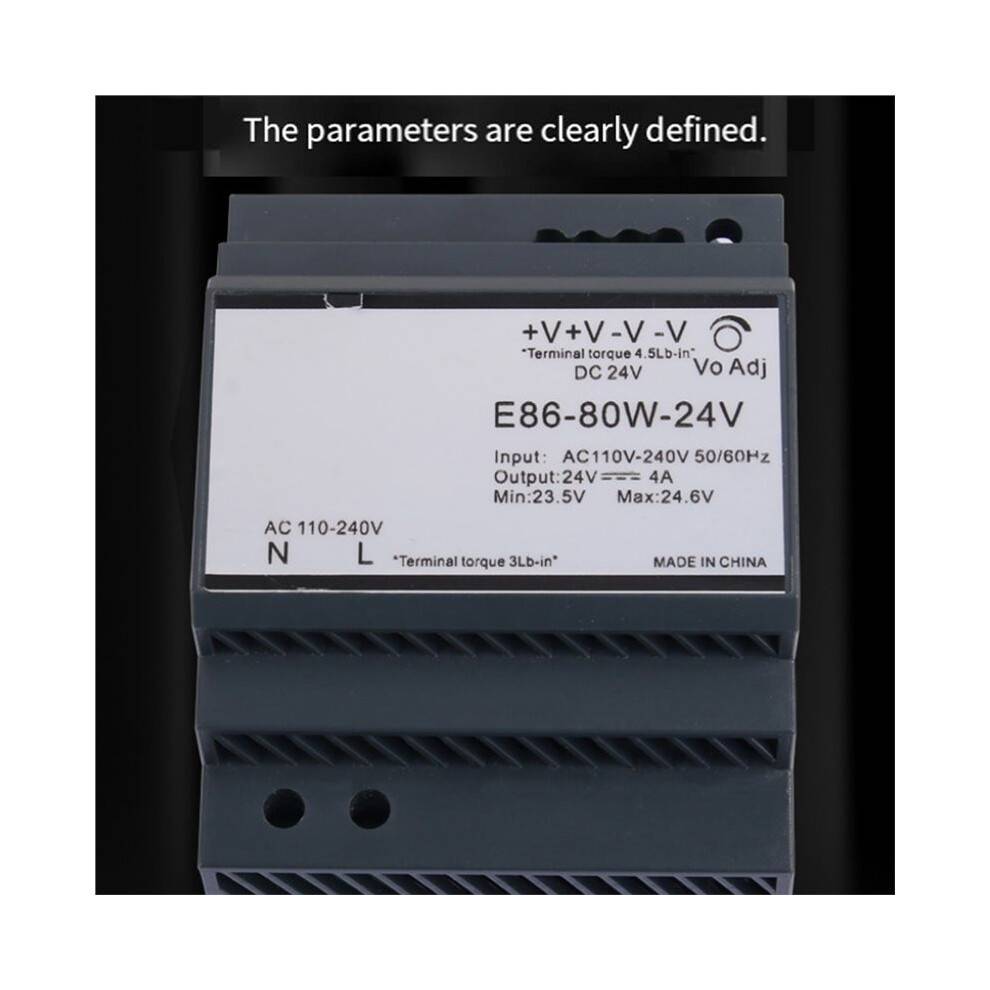 80W-24V DIN Rail Power Supply 220V DIN Rail Mounting E86 Transformer 4A AC- AC 220V to 48V Transformer