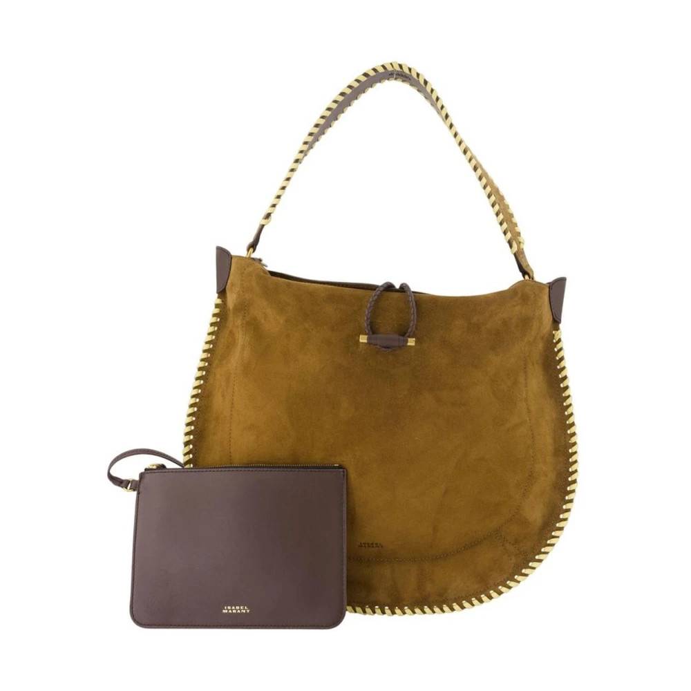 Isabel Marant Oskan Hobo Soft Bag - Tasker - Dame - Grøn - ONE SIZE - Uld