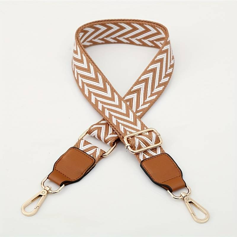 Brown Shoulder Bag With Adjustable Strap Crossbody Bag Strap