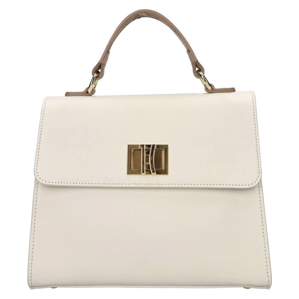 Alviero Martini 1a Classe Elegance Coast Mini Tote - Tasker - Dame - Beige - ONE SIZE - Bomuld