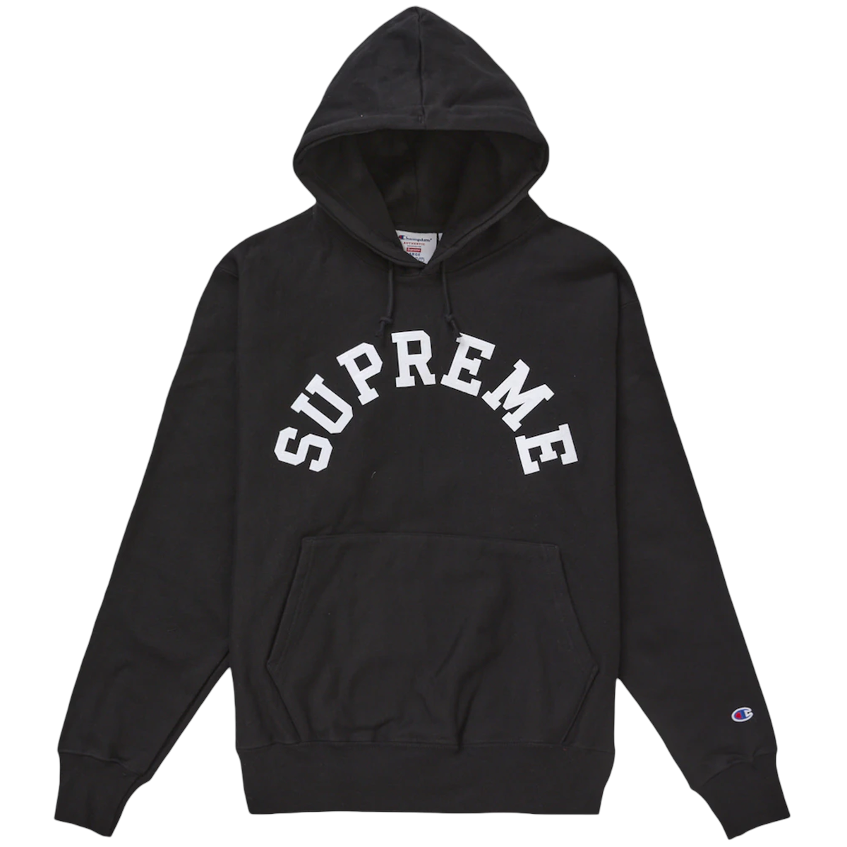 Supreme Champion Hooded Sweatshirt Black - M