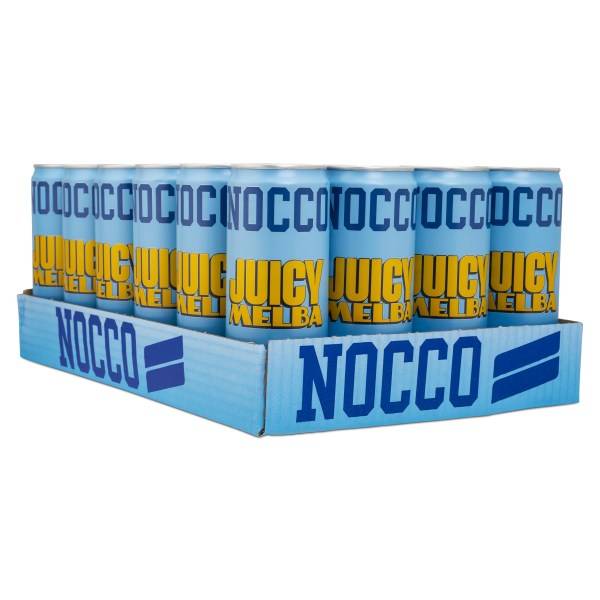 NOCCO BCAA, Juicy Melba, Koffein, 24-pak.