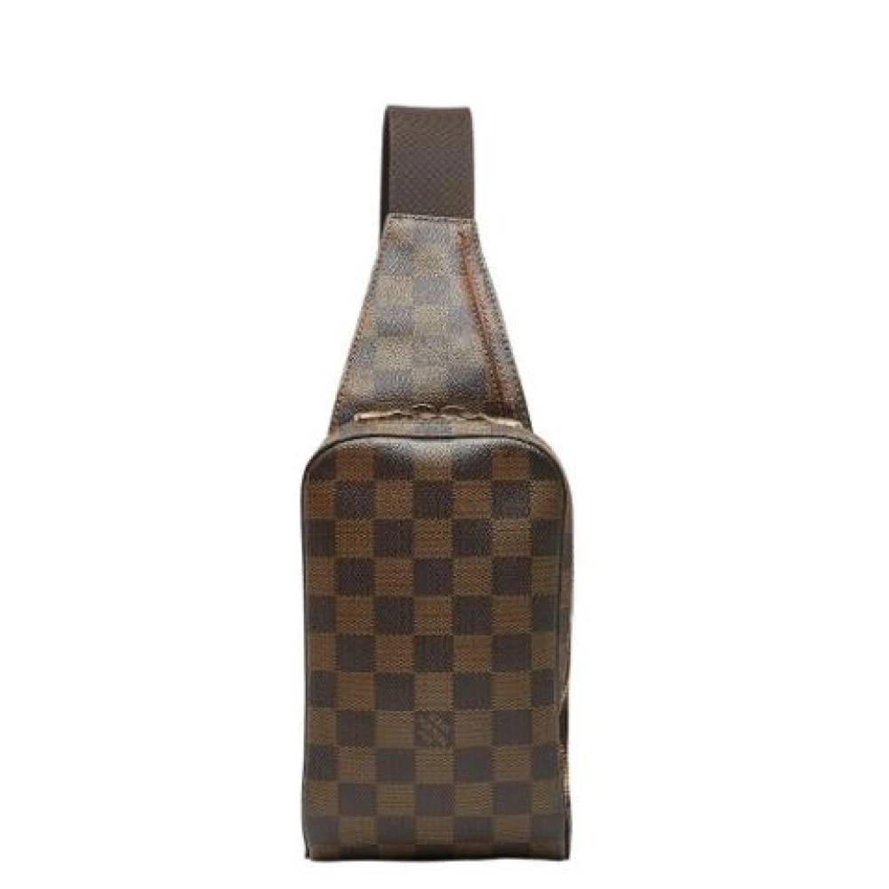 Louis Vuitton Vintage Pre-owned Damier Sling Bag - Vintage - Herre - Brun - ONE SIZE - Uld