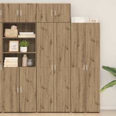 vidaXL Opbevaringsskab artisan eg 70 x 42,5 x 225 cm Konstrueret træ