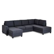 Als luksus u-sovesofa med chaiselong