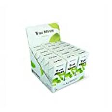 True Mints - 18er DISPLAY | FRISCHE MINZE | Pflanzliche und zuckerfreie Pastillen, 18 x 13g, 234 g