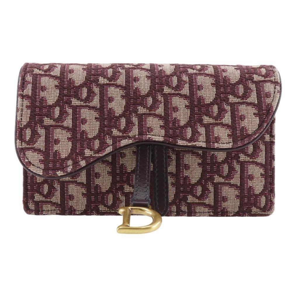 Dior Vintage Dior Saddle Bag Stl. - Dior Vintage Från Magasin - Red (H 10.5cm x W 17cm x D 3cm)
