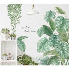 Väggdekor Växtvägg med Monstera