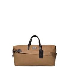 POLO RALPH LAUREN Leather-Trim Canvas Duffel |Beige |One Size