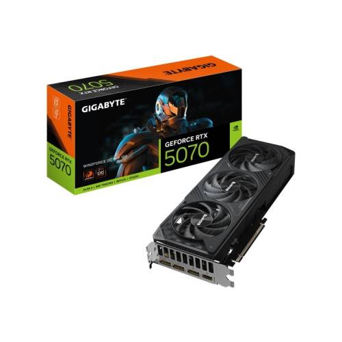 Gigabyte GeForce RTX 5070 WINDFORCE OC SFF 12G - grafikkort - GeForce RTX 5070 - 12 GB
