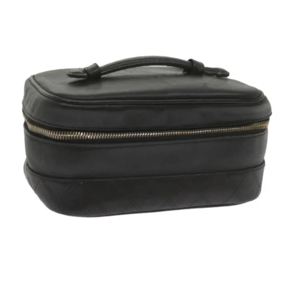 Chanel Vintage - Pre-owned Vintage Kosmetikväska Vintage - Dam - ONE Size - Läder