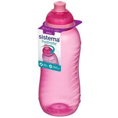 Sistema Drikkedunk - Squeeze - 330 ml - Pink m. Lyserød - Sistema - OneSize - Drikkedunk