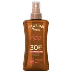 Hawaiian tropic glowing protection SPF30 high dry spray oil mist 200ml (minus pumpe)