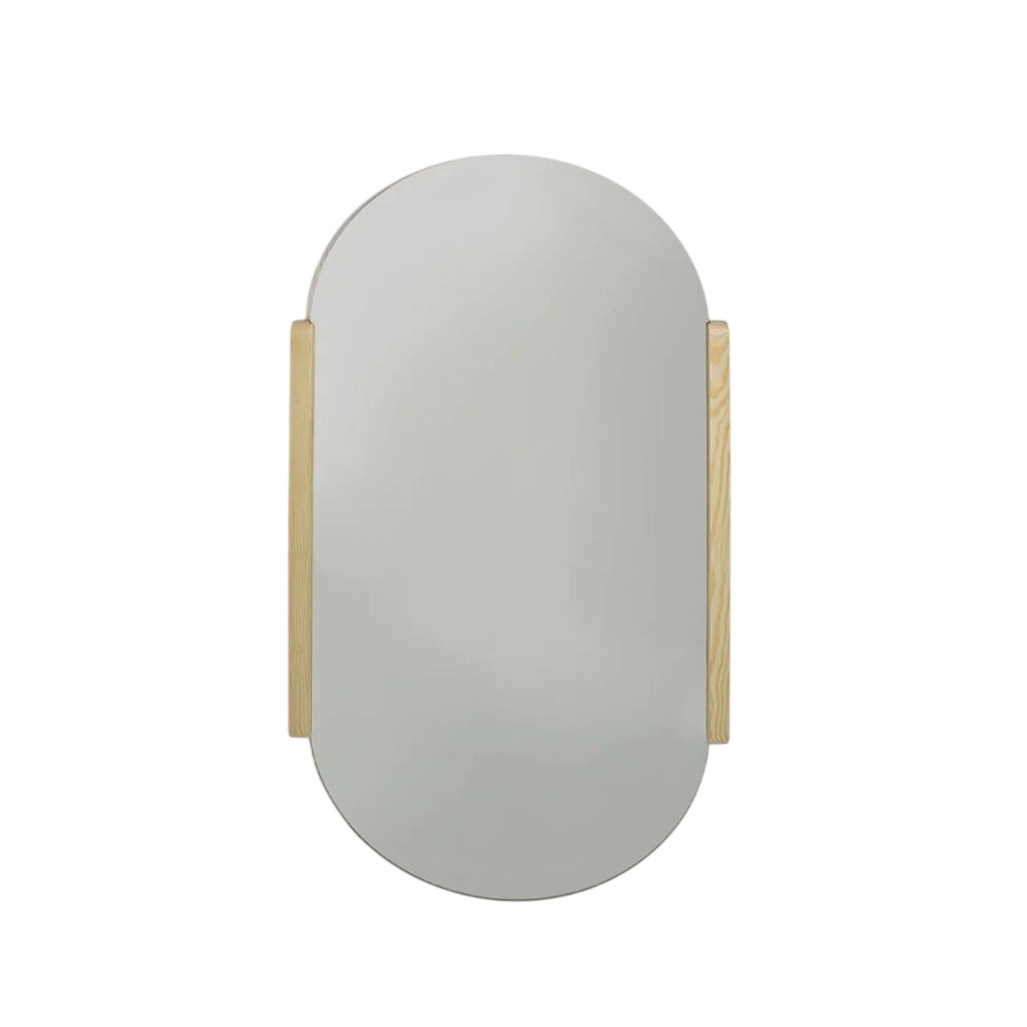 Dena Spegel H90 Naturlig Furu - Naturligt tall