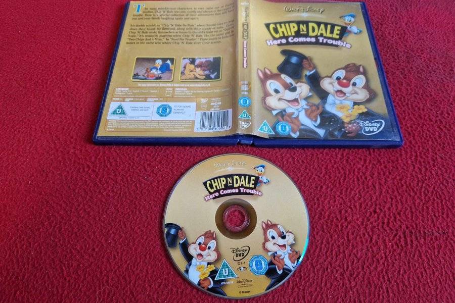 DISNEY CHIP N DALE HERE COMES TROUBLE till DVD