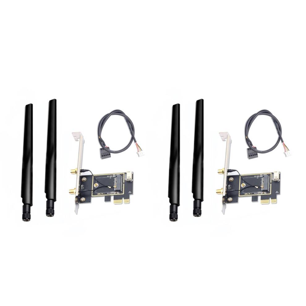 PCIE WiFi-kortadapter Trådløst netværkskort Bluetooth-konverter