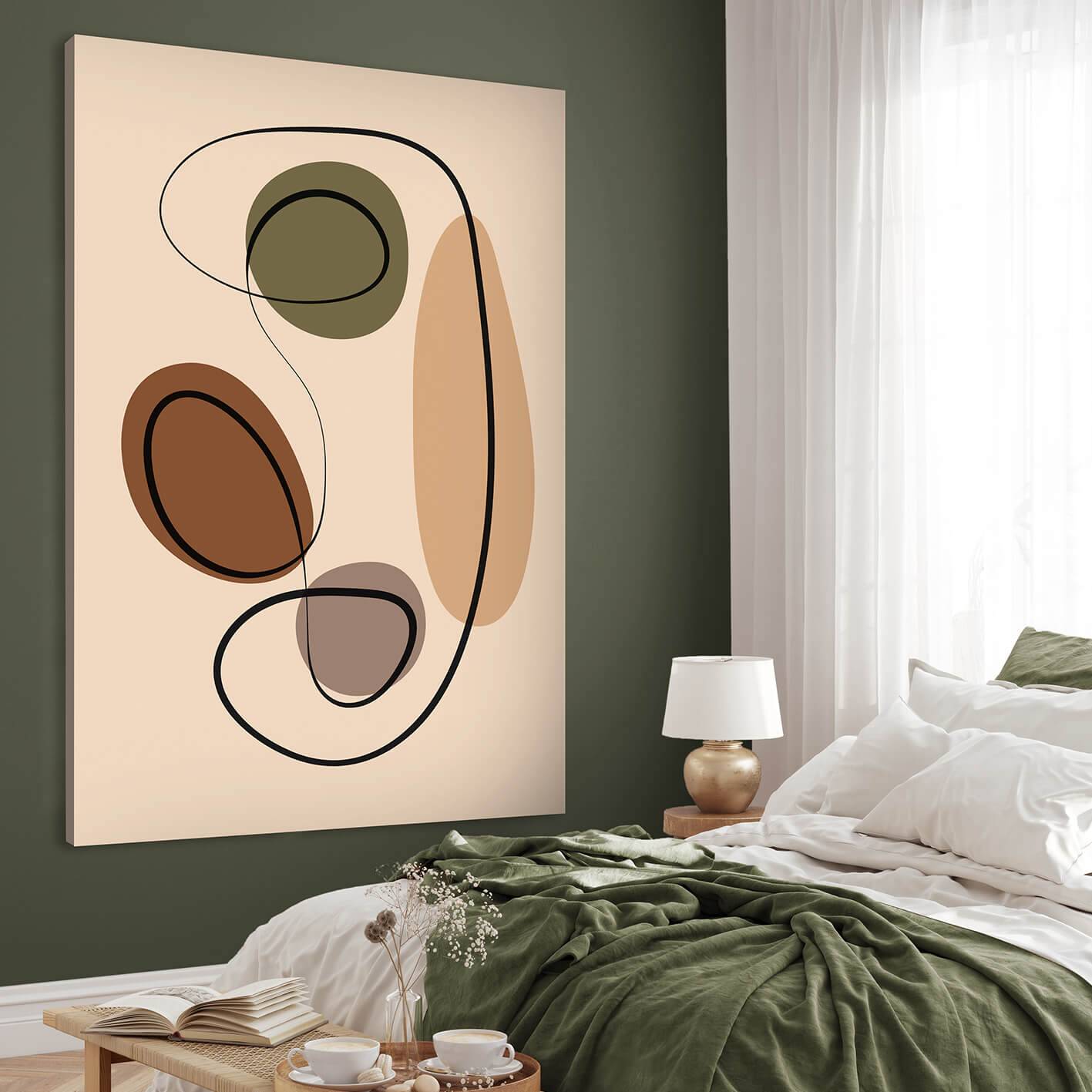 Ljuddämpande tavla - Graphic Shapes No2