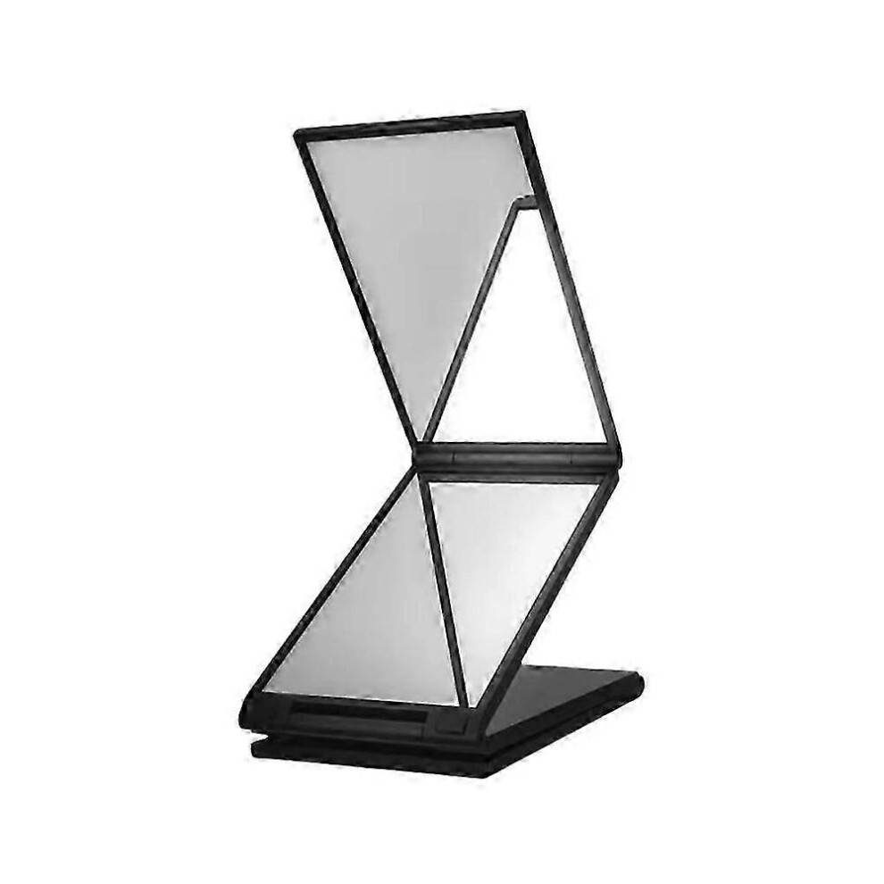 4-Sided Folding Mirror with 360-Degree Angles for Versatile Grooming and Makeup in UK Settings
