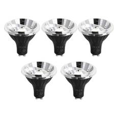 Sæt med 5 GU10 dæmpbare LED-pærer 70mm 6,5W 600LM 4000K
