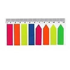 Creative Arrow Shaped Page Marker Colorful Index Tabs Fluorescent Sticky Notes Writable Labels 20 Sheets/Pad for Home School Office Reading Supplies PLUT