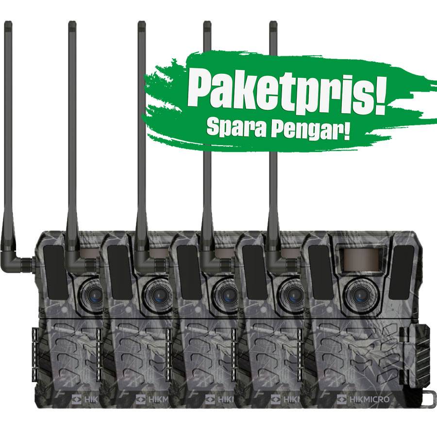 HIKMICRO Trailcamera M15 Kampanj 5-Pack