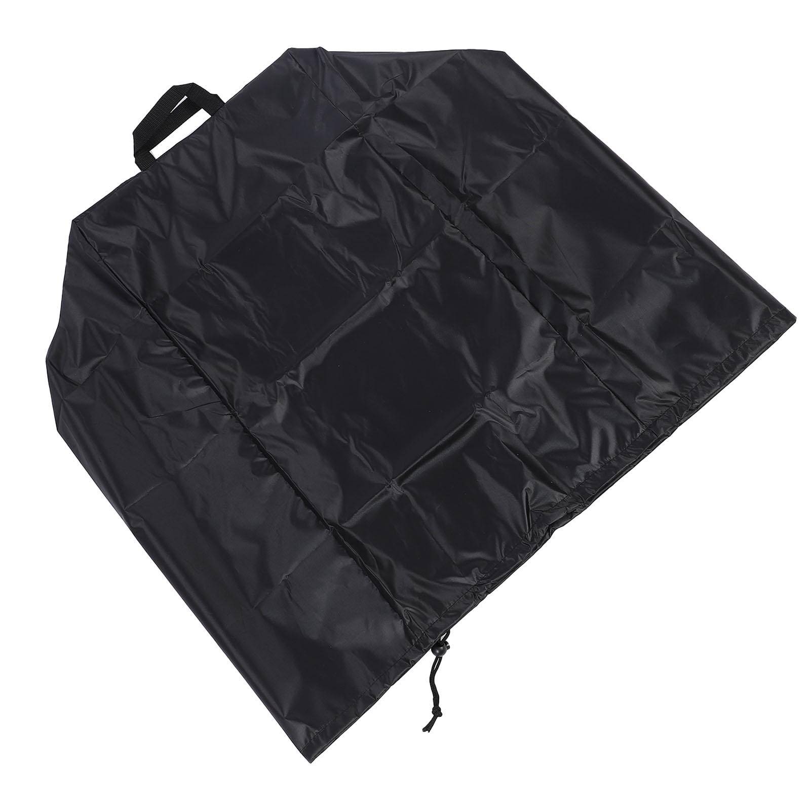 Popcorn Cart Cover Water Proof Dust Proof 420D Silver Coated Oxford Cloth Corn Maker Machine Protective Guard 53.3x45.7x63.5cm/21x18x25in