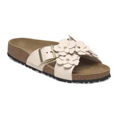 Siena Flower Embellishment Natural Leather