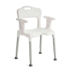 Duschstol Swift med arm/ryggstöd