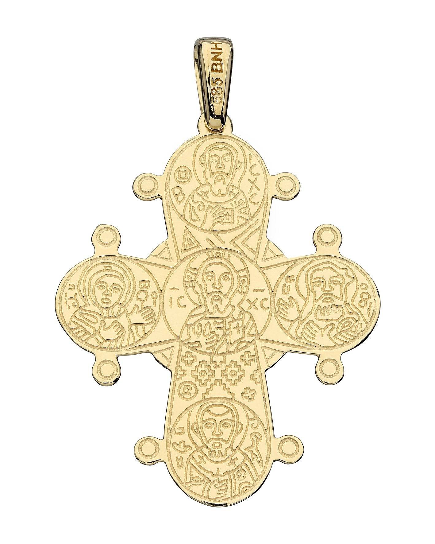 DAGMARKORS - 8 Karat Guld / De fem / 25x21mm