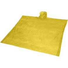 Ziva Vuxna Unisex Engångs Regnponcho Med Påse (Gul) (En-Storlek)