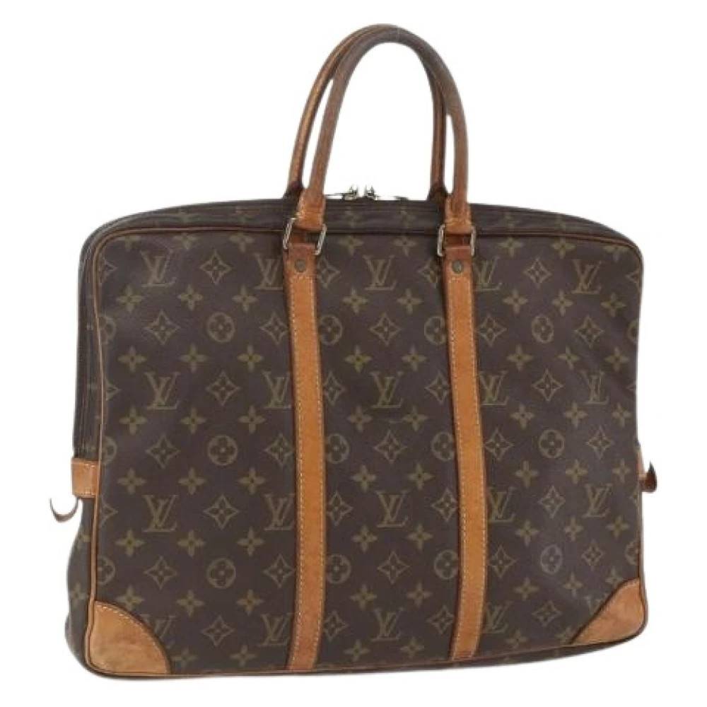 Louis Vuitton Vintage Pre-owned Vintage Canvas Håndtaske - Vintage - Dame - Brun - ONE SIZE -