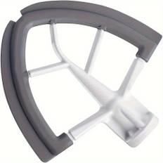 TEMU 1pc, Beater For Kitchenaid Tilt-head Stand Mixer, 4.5-5 Quart Flat Beater Paddle With Flexible Silicone Edges Bowl Scraper