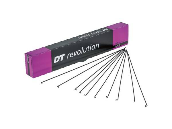 DT Swiss Revolution J-Bend Sort - Egerlængde 252 mm
