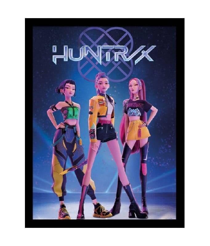 K-POP Demon Hunters - Huntrix - Collector Print 45X35Cm