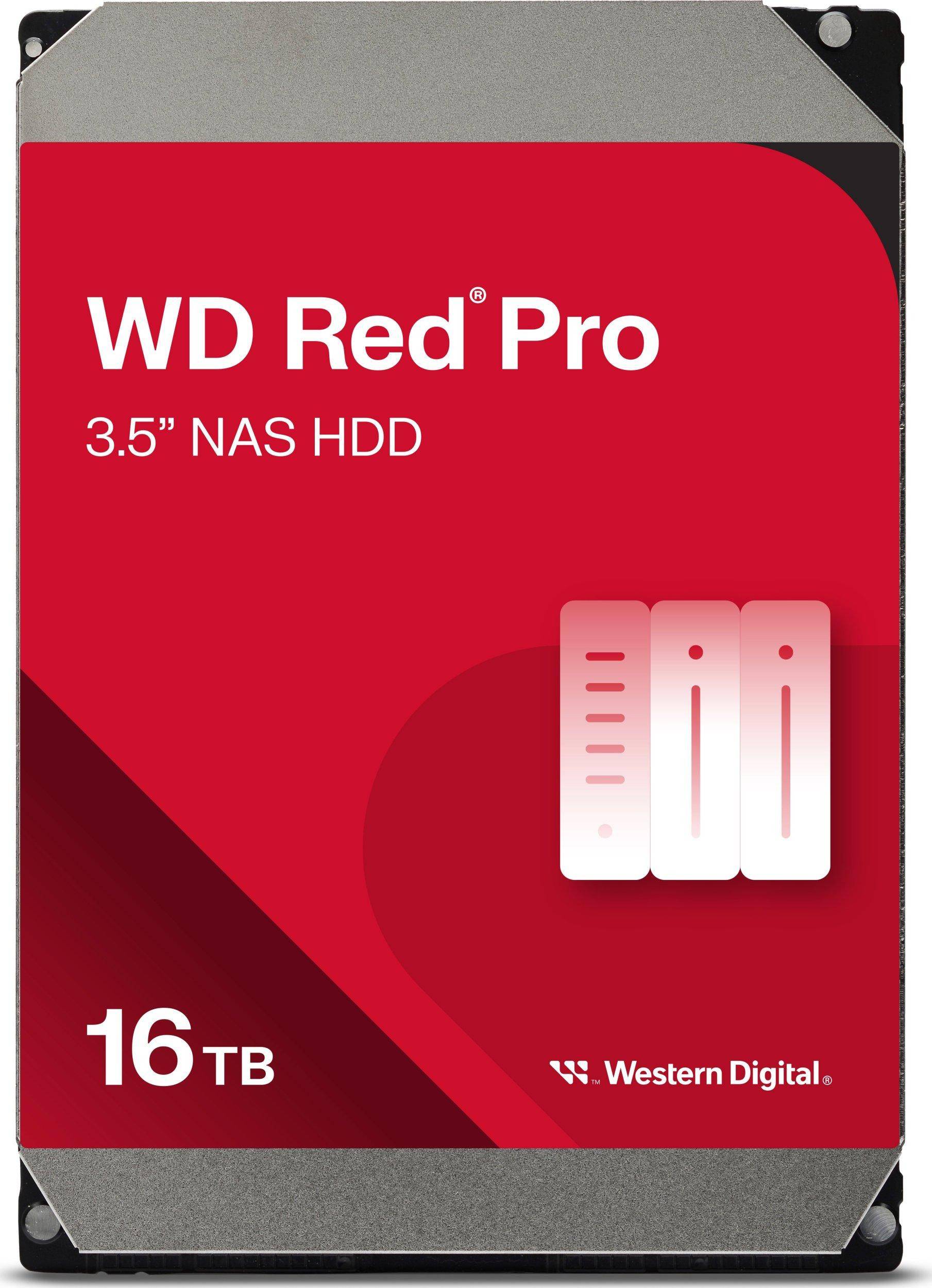 Western Digital Red Pro Harddisk - 3.5", SATA III, 6 Gb/s - 16TB
