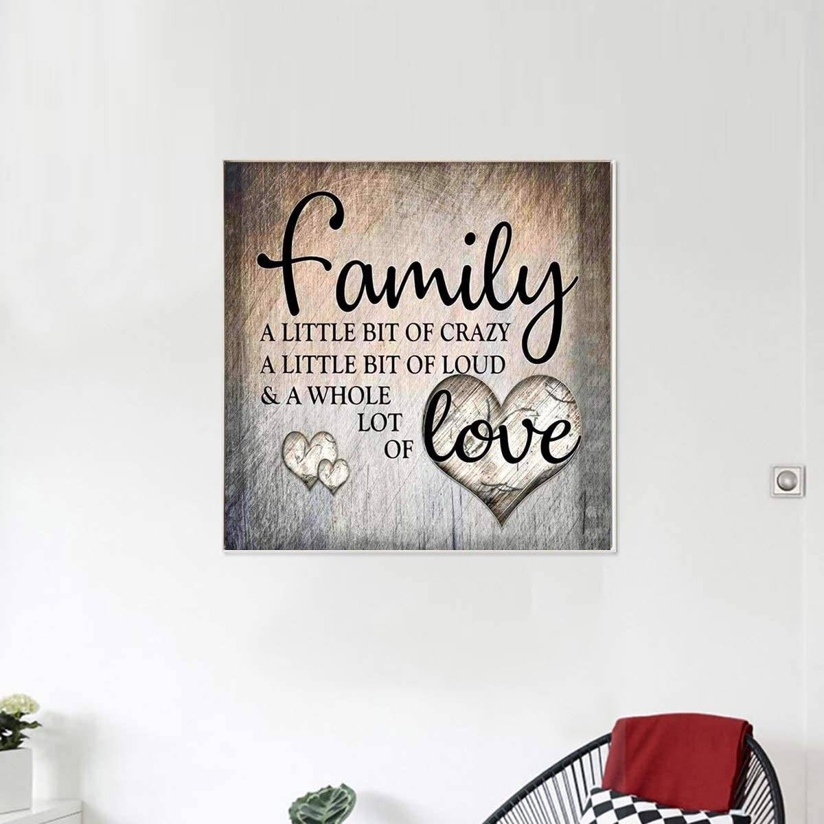 5D Gör-det-själv-diamantmålning Familj och Kärlek Diamantbroderi Heltäckande Anime Korsstygnssatser Heminredning Handgjord present black