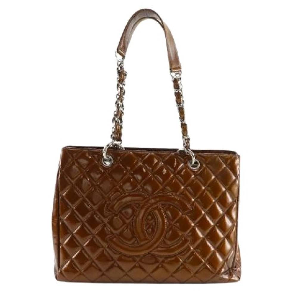 Chanel Vintage Pre-owned Vintage Tote Bag - Vintage - Dame - Brun - ONE SIZE - Tyl