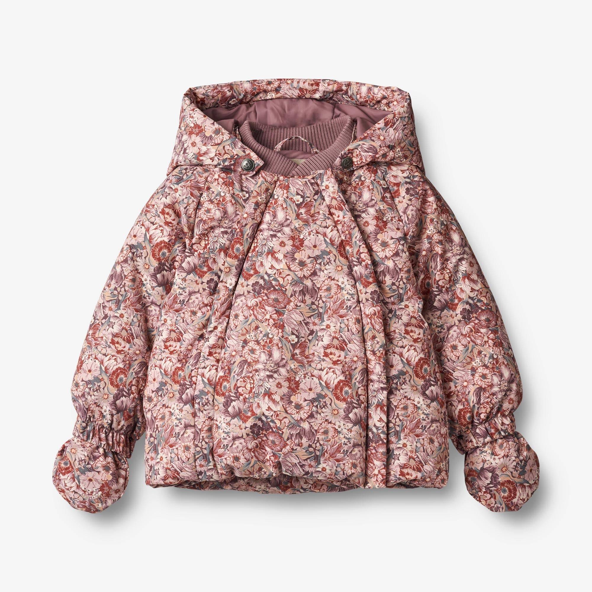 WHEAT® - Puffer Jakke Morgen - flowers in plenty - Str 80.