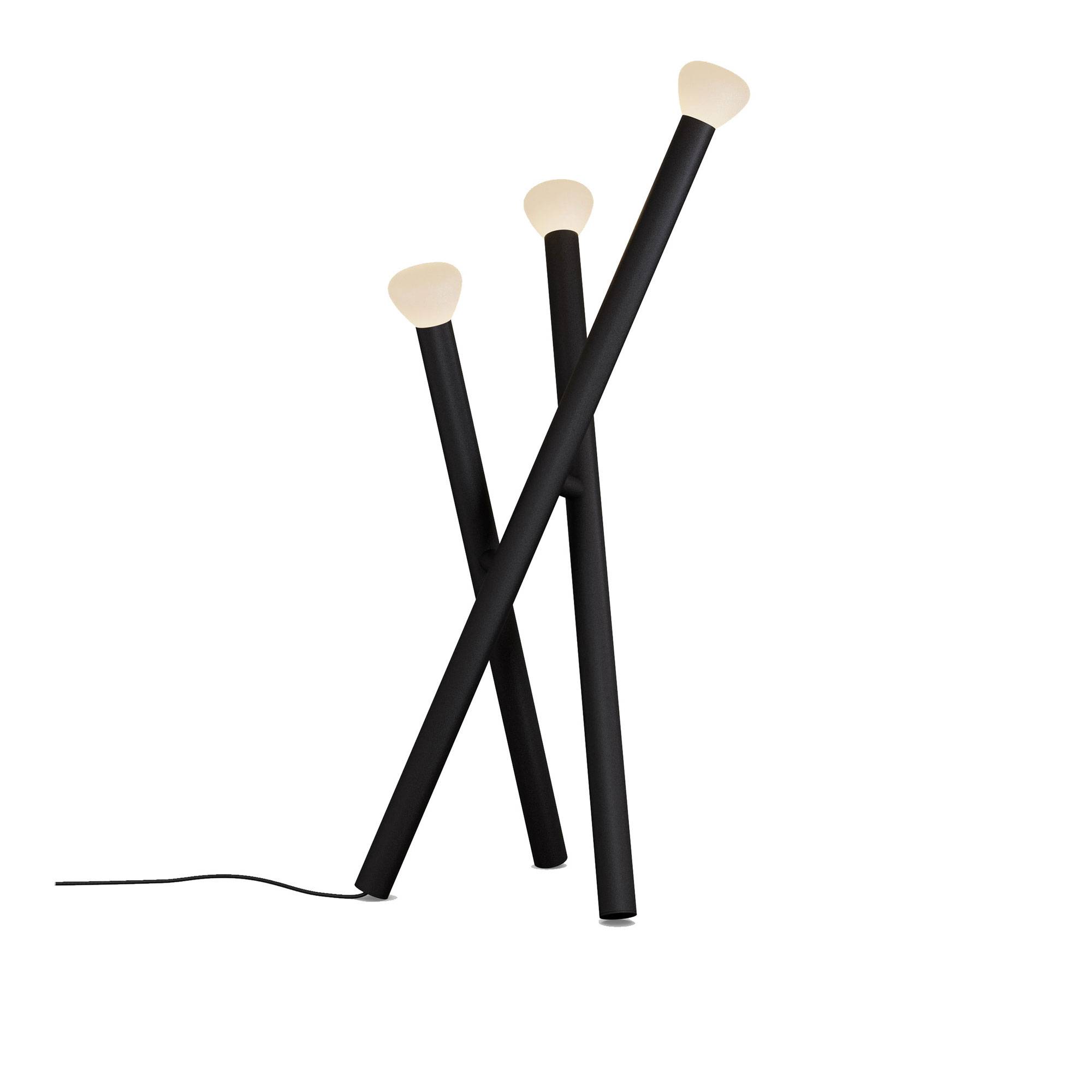 Lambert & Fils - Parc 5, Black Body, Black (Cord And Switch) - Skärmlampor - Adrien Rovero - Svart