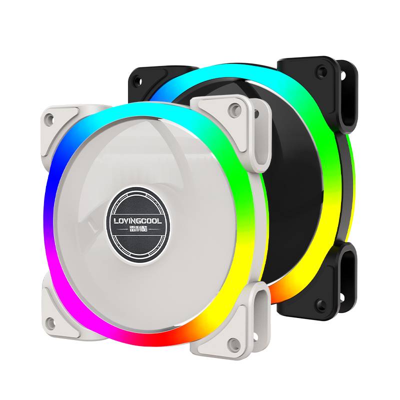 Hot Selling 120mm RGB RGB Cooling Fans 4pin/6pin/3pin for PC Gaming PC Chassis Fan with Plastic Heatsink for PC Parts