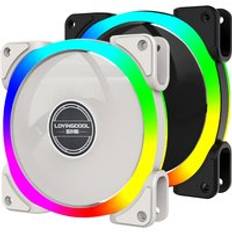 Hot Selling 120mm RGB RGB Cooling Fans 4pin/6pin/3pin for PC Gaming PC Chassis Fan with Plastic Heatsink for PC Parts