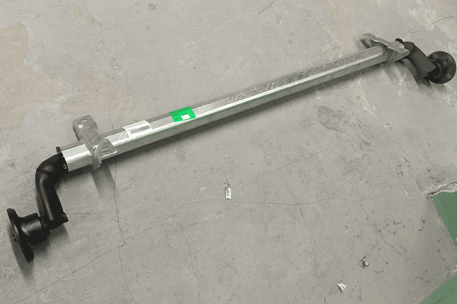 UTGÅNG AL-KO OPTIMA obromsad axel för släpvagn 750kg 1200mm 1700mm 4x100