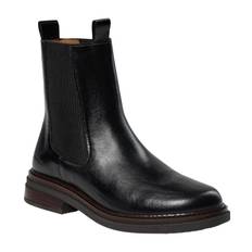 ANGULUS Støvle med Elastik Kvinde 1835/019 Black/black Chelsea Boots Str 38 - Læder hos Magasin