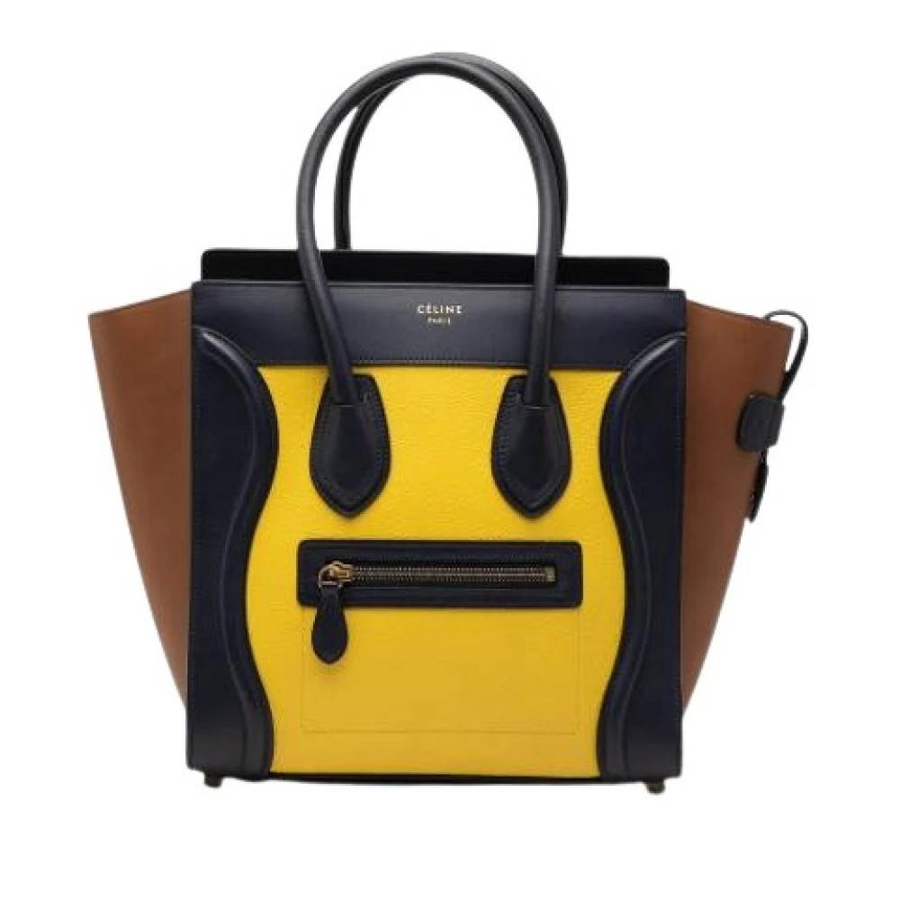 Celine Vintage Pre-owned Luggage Tote - Vintage - Dame - Flerfarvet - ONE SIZE - Læder
